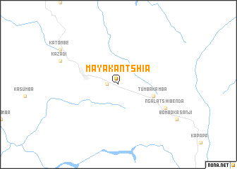 map of Maya-Kantshia