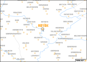 map of Mayak