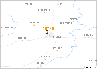 map of Mayak