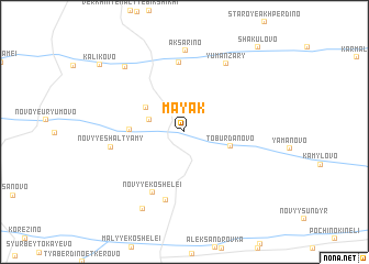 map of Mayak