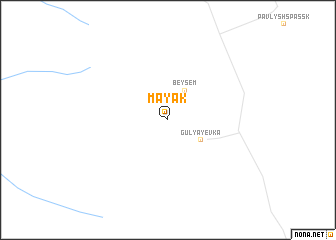 map of Mayak