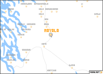 map of Mayala