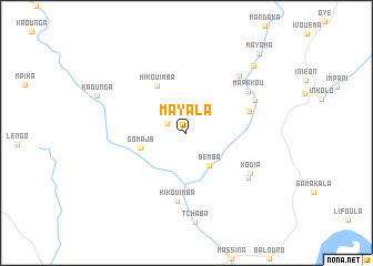 map of Mayala