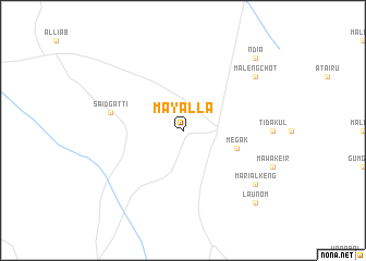 map of Mayalla