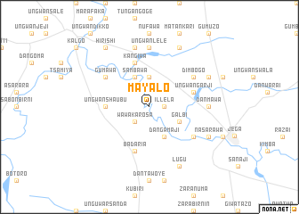 map of Mayalo