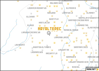 map of Mayaltepec