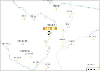 map of Mayama