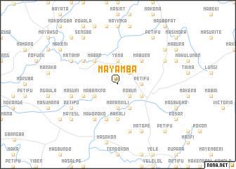 map of Mayamba