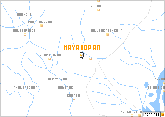 map of Maya Mopan