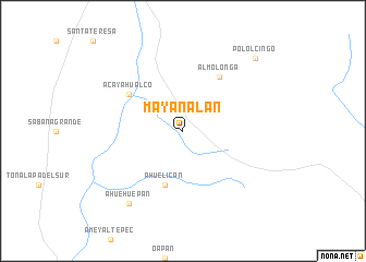 map of Mayanalán