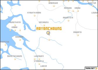 map of Mayanchaung