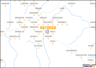 map of Mayanga