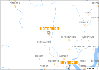 map of Mayangôn