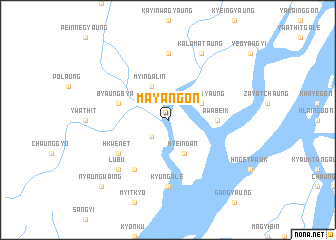 map of Mayangôn