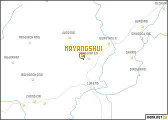 map of Mayangshui