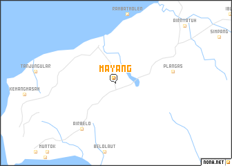 map of Mayang