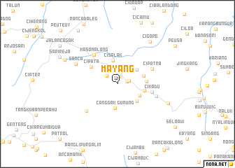 map of Mayang