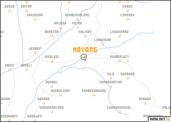 map of Mayang