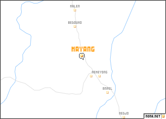 map of Mayang