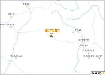 map of Mayang