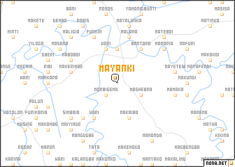 map of Mayanki