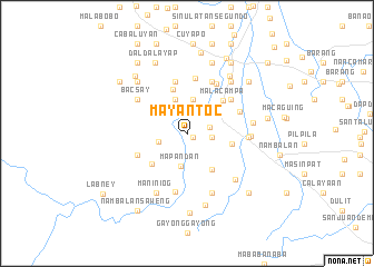 map of Mayantoc