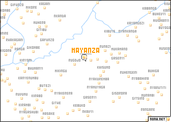 map of Mayanza