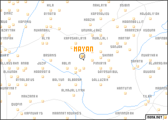 map of Ma‘yān