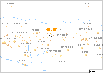 map of Ma‘yan