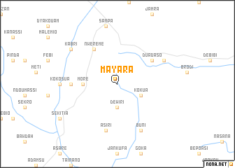 map of Mayara