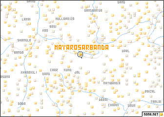 map of Mayāro Sar Bānda