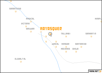 map of Mayasquer