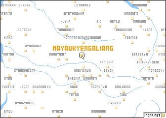 map of Mayaukye-ngaliang