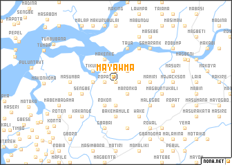 map of Mayawma