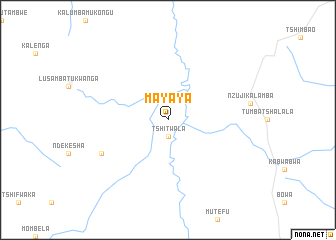 map of Mayaya