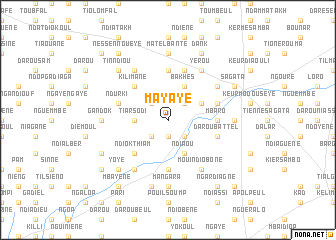 map of Mayaye