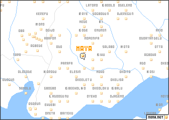 map of Maya