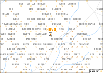 map of Maya