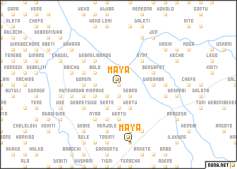 map of Maya