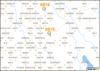 map of Maya