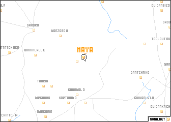 map of Maya