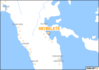 map of Maybalete