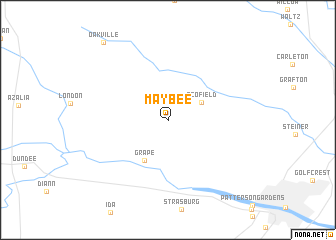 map of Maybee