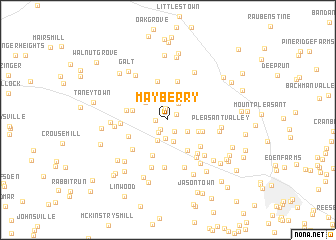 map of Mayberry