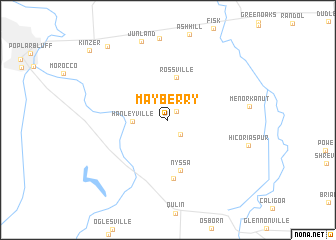 map of Mayberry