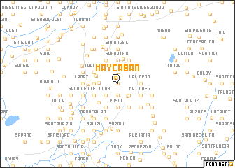 map of Maycaban