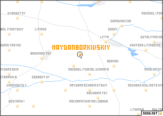 map of Maydan Borkivskiy