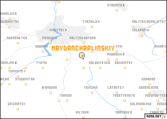 map of Maydan-Chaplinskiy