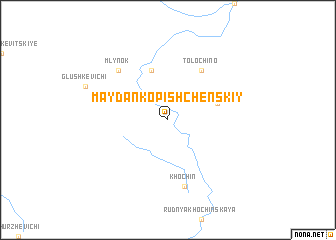 map of Maydan Kopishchenskiy