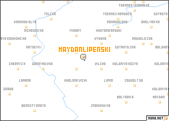 map of Maydan Lipenʼski